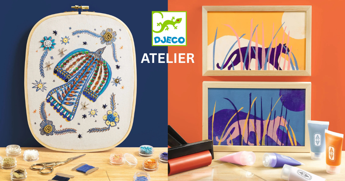 NEU für Teenager und Erwachsene: ATELIER Kunstsets von Djeco