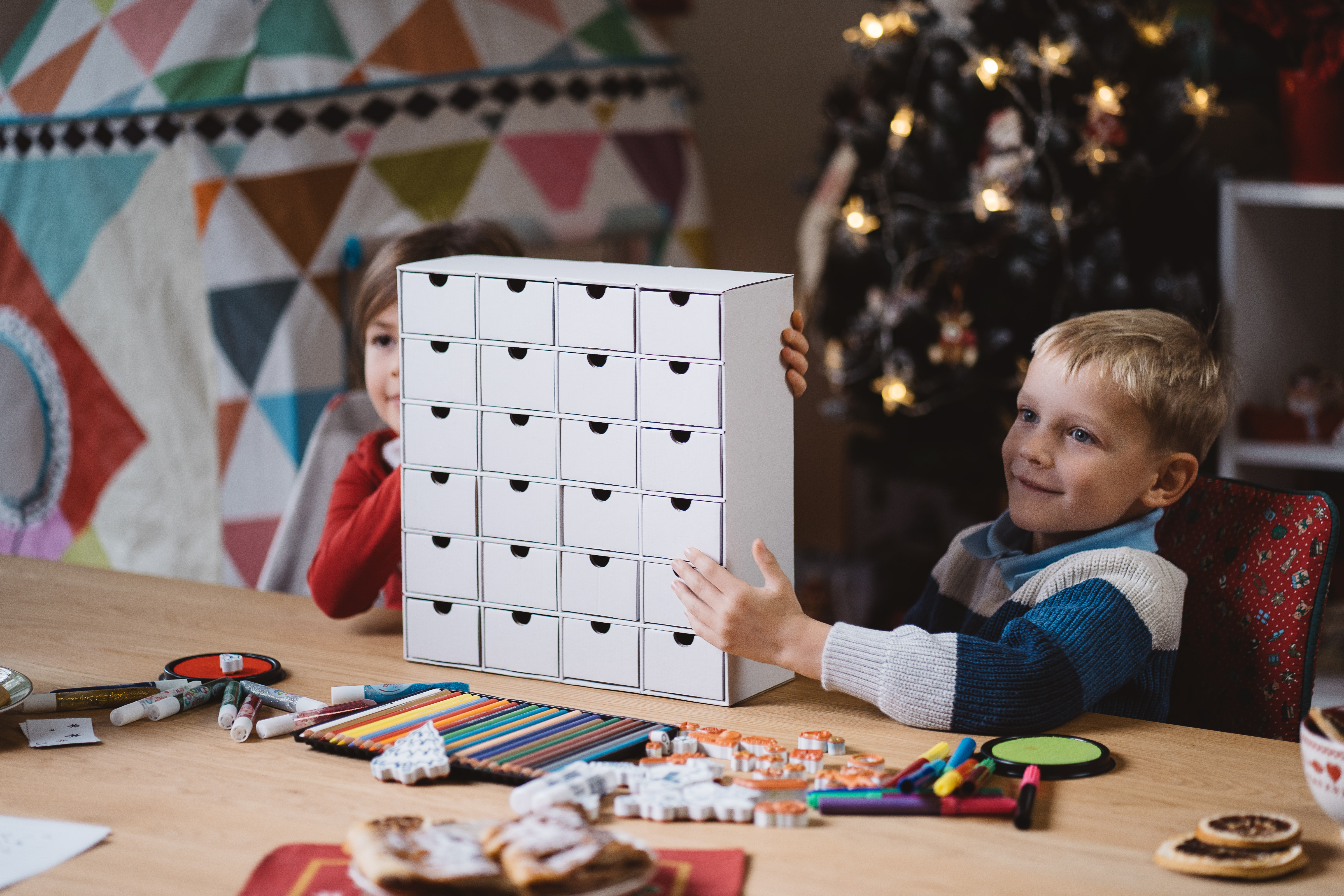 Adventskalender basteln