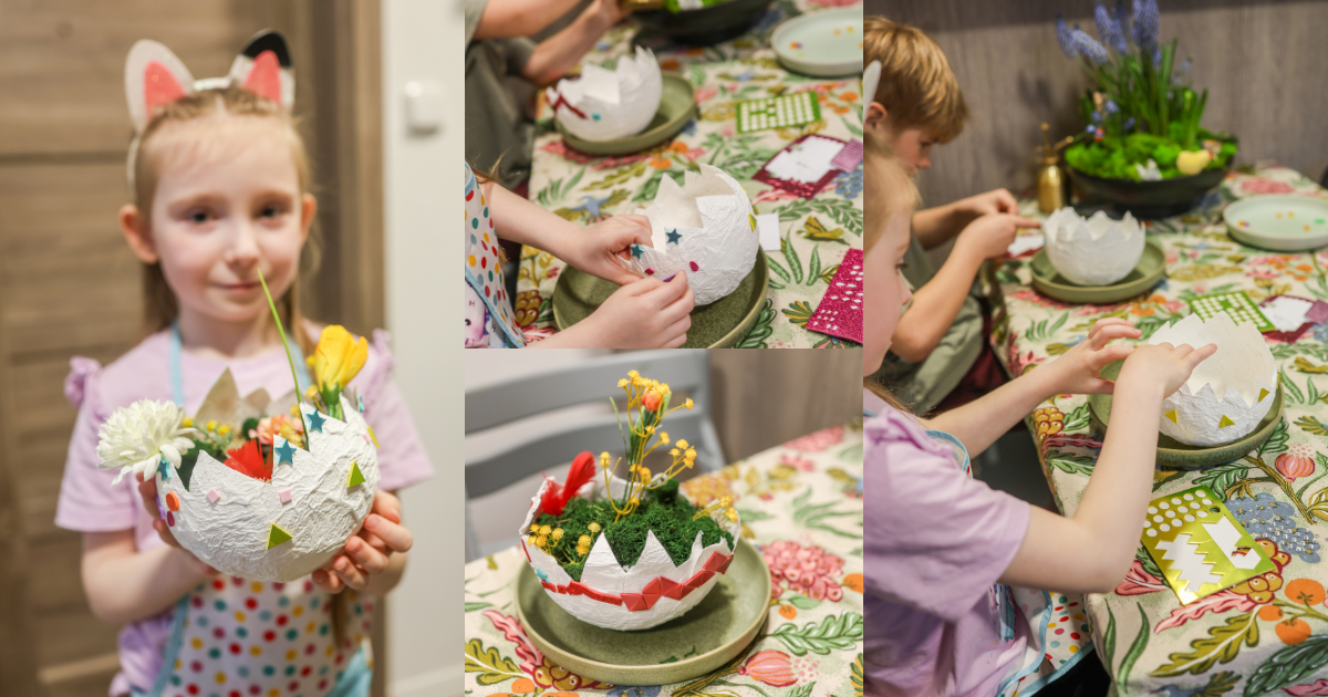 Osterbasteln aus Sachen, die man zu Hause hat